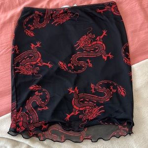 Mesh Dragon Skirt